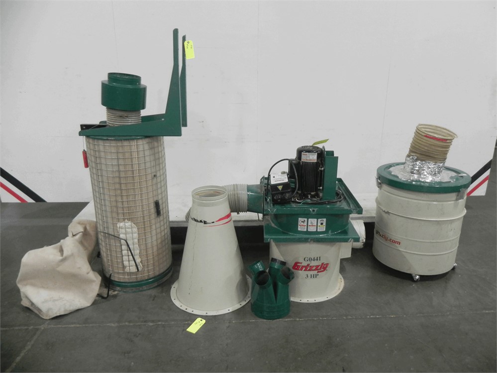 GRIZZLY "G0441" 3HP CYCLONE DUST COLLECTOR, YEAR 2008