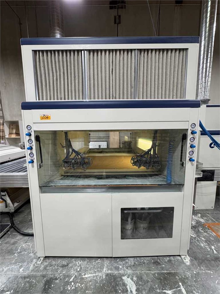 Superfici "Compact 3 HY" Feedthrough Spray Machine with Infeed Scanning System