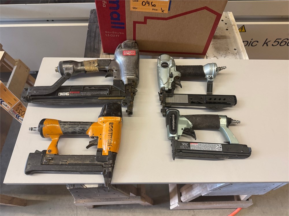 Lot of Pneumatic Staple/Nail Guns - as pictured - Qty (4)