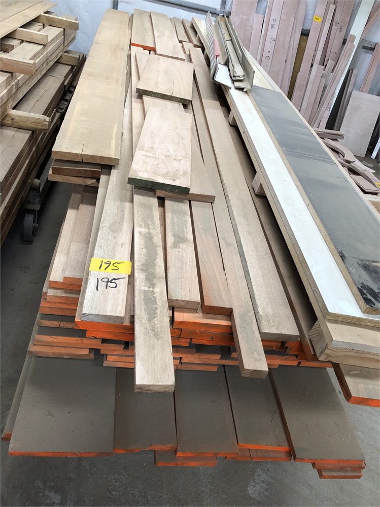 Lot of Miscellaneous Lumber with Cart