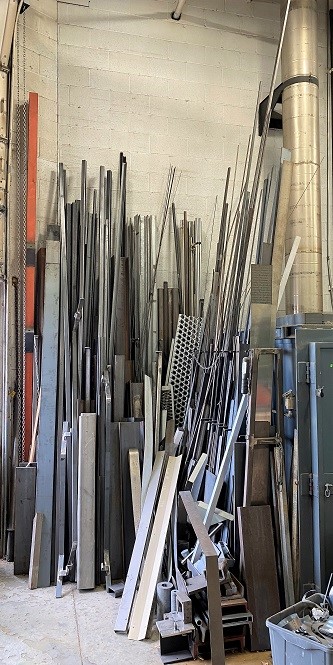 LARGE LOT OF STEEL C CHANNEL, SQUARE TUBEING, I BEAM USEABLE OR SCRAP