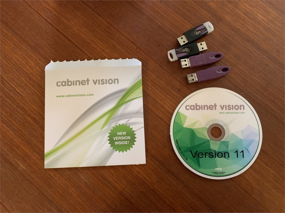 Cabinet Vision Software Version 11 w/ 4 Keys and Computer
