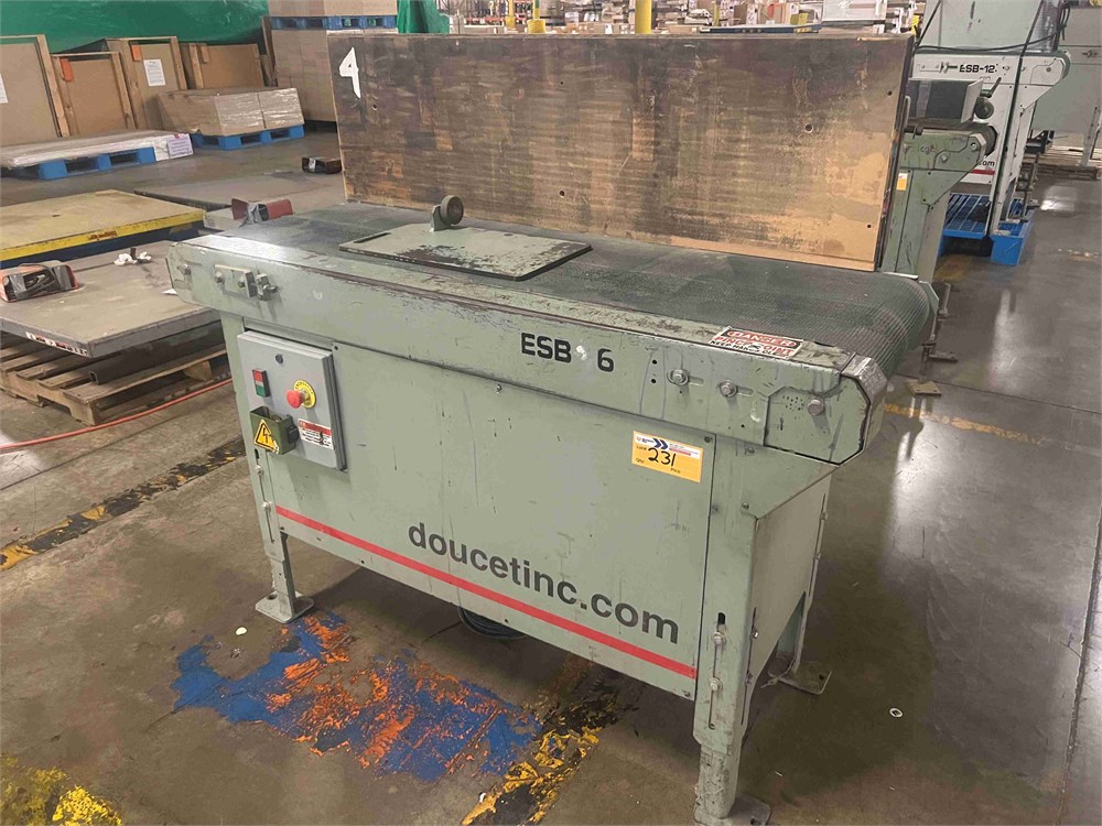 Doucet "ESB-16" Infeed Conveyor