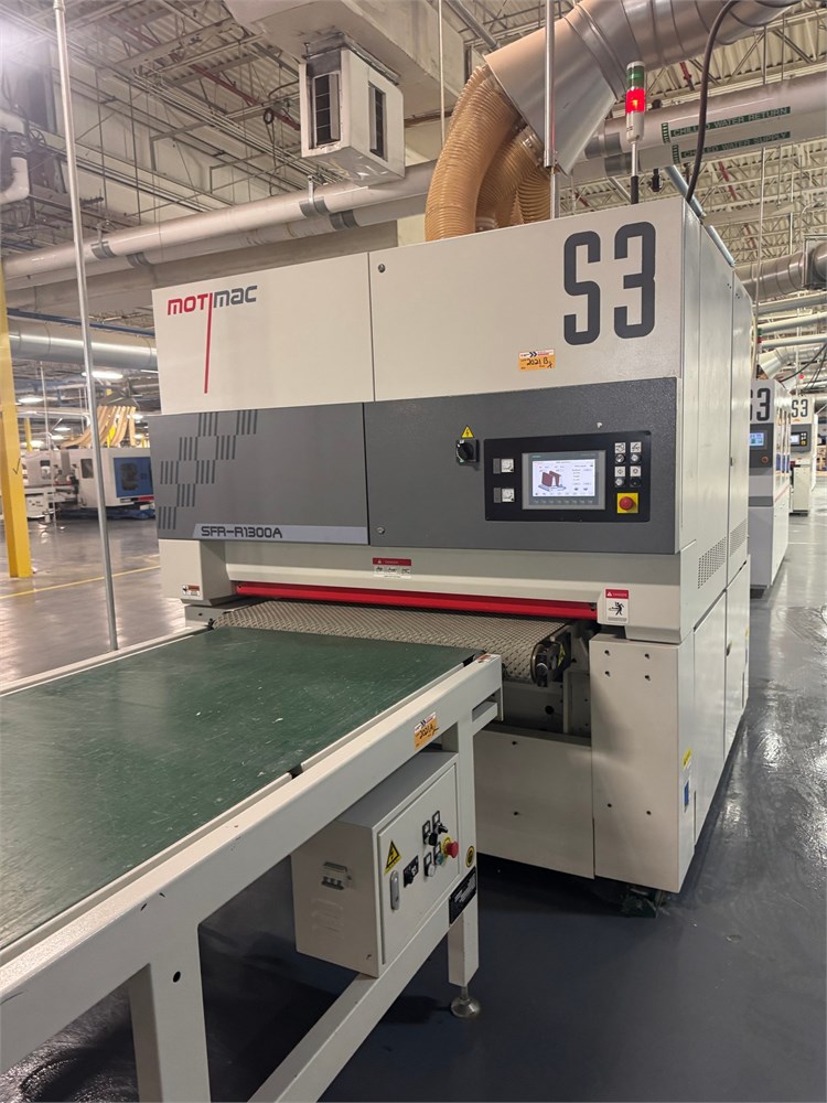 Motimac "SFR-R1300A" Wide Belt Sander- 2 Head