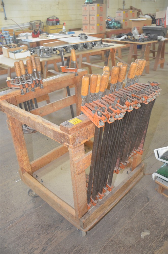 Hand clamps and clamp cart