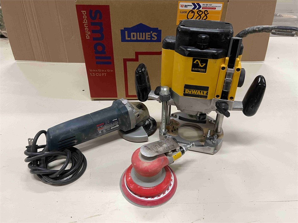 Sander, Router, & Grinder