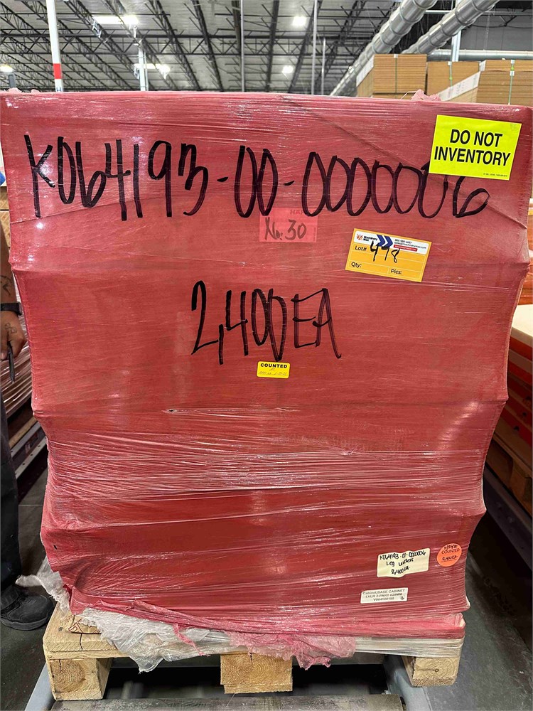 Pallet of Hafele 637.45.326 Cabinet Leveler PL BLK 100mm