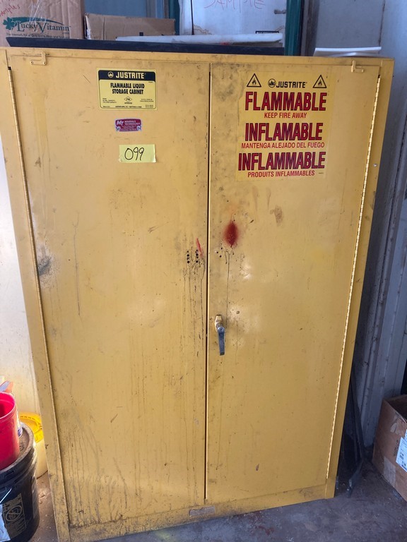 Justrite "45 GAL" Flammable Storage Cabinet
