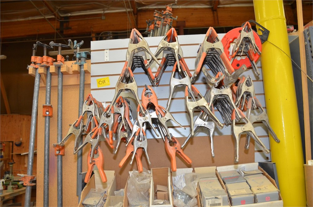 Lot of Spring Clamps