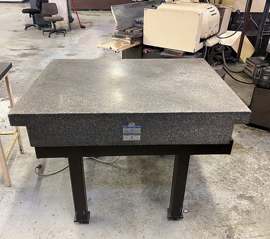 ROCK OF AGES SURFACE PLATE & STAND * 48" x 36",  .000300 ACCURACY