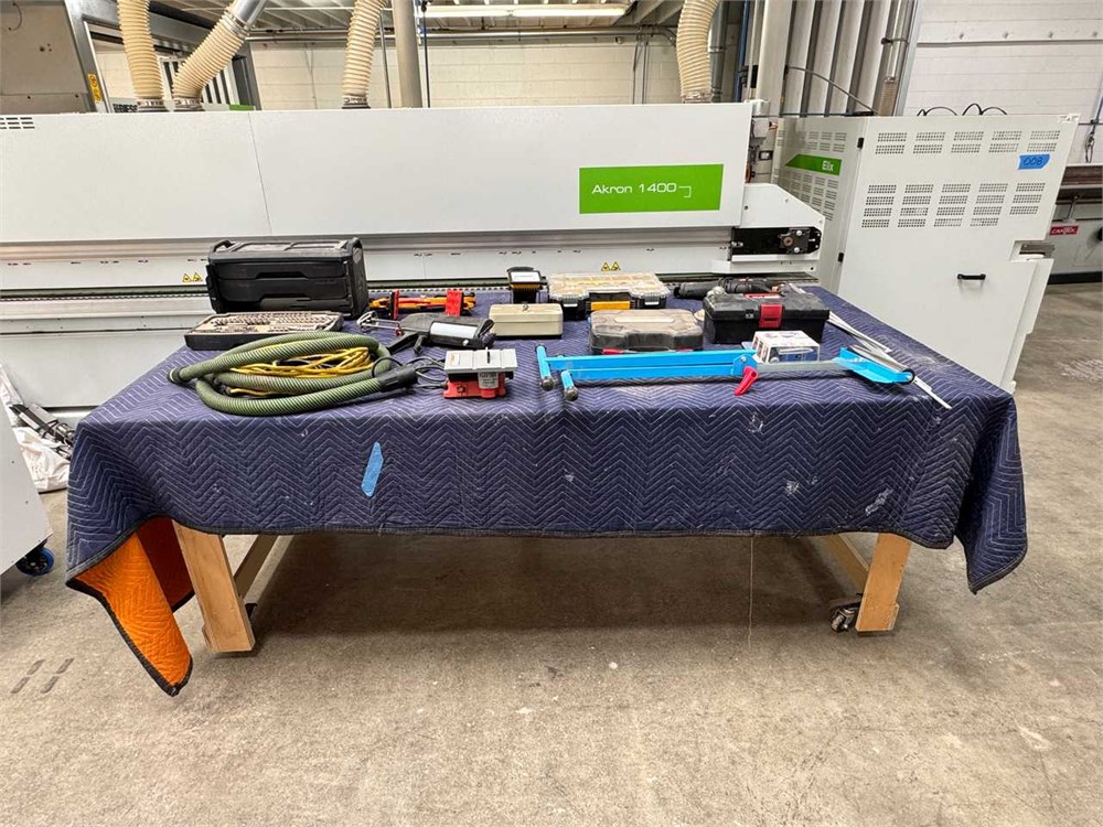 Mobile Table w/Contents