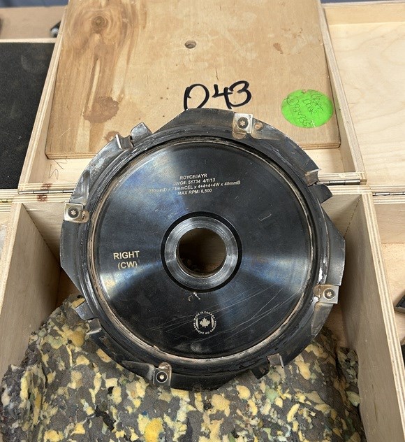 (1) Shaper Cutter - See Photo for Bore Dimensions etc - Richmond Hill, ON