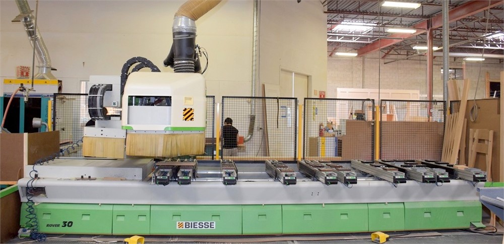 LOT # 003  BIESSE ROVER 30 L2 CNC MACHINE * (2) ROUTERS, WINDOWS EMBED SOFTWARE