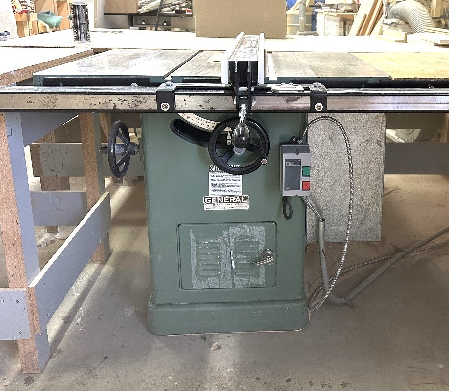 General "350" Table Saw with King Tru-Rip Fence System