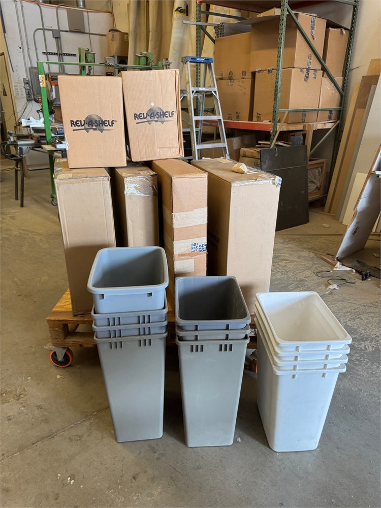 Waste Containers & Hardware - as pictured