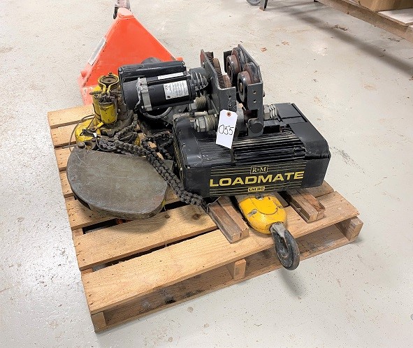 R&M Loadmate "LM25" 5 Ton Electrical Crane Hoist * (2) speed 208 V, 3ph