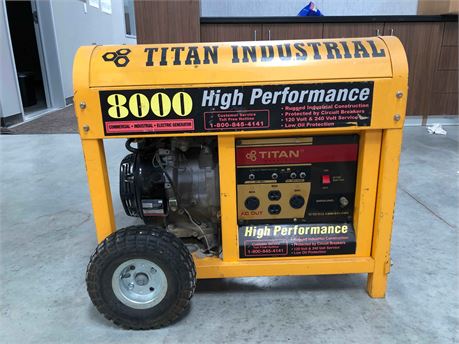 Titan 8000 Generator
