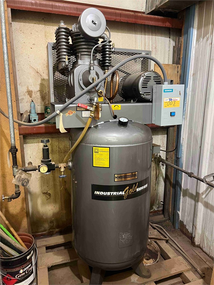 Industrial Gold "CI523E80V" Air Compressor