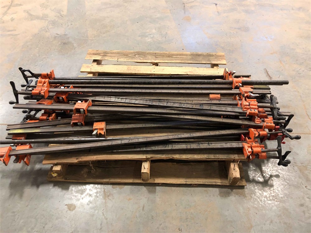 Assortment of Bar and Pipe Clamps