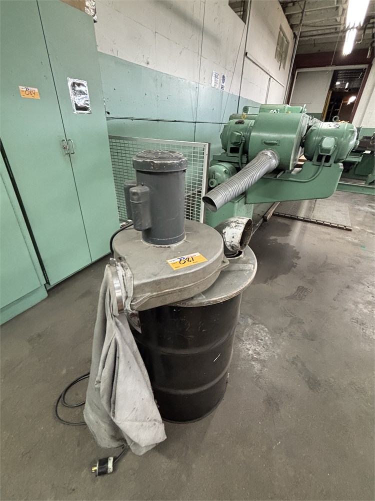 55 Gal Drum Dust Collector as pictured