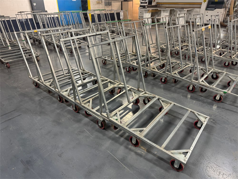 (6) Aluminum Shop Carts