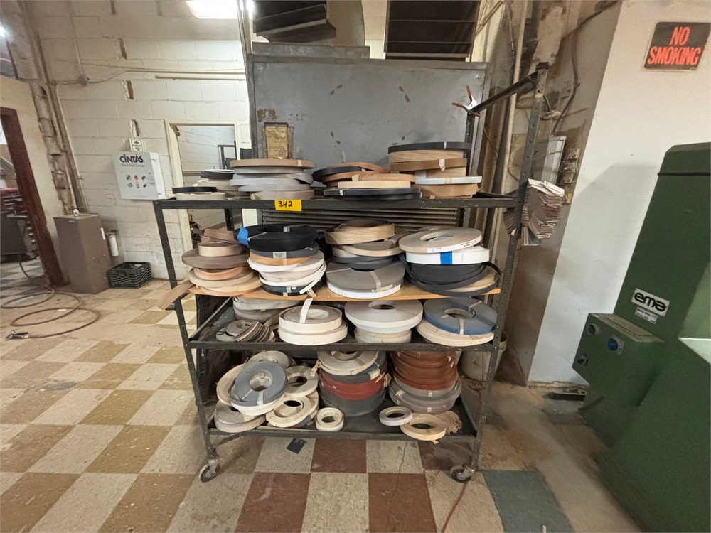 Assorted Edge Banding with Cart