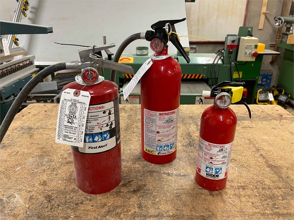 Three (3) Fire Extinguishers
