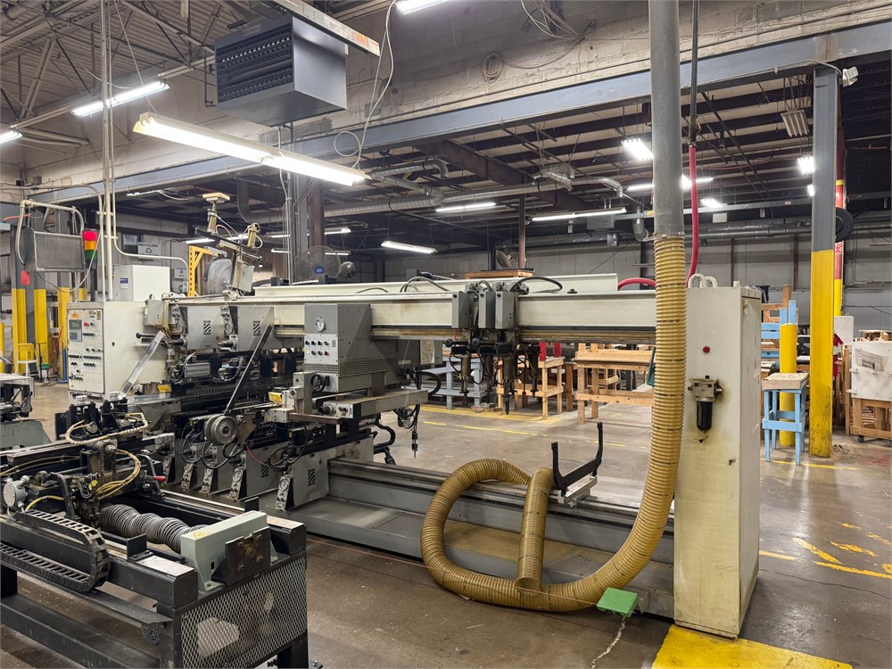Biesse "Techno Logic" Feed-thru Borer