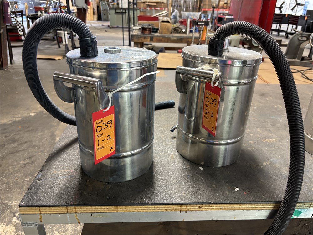 (2) Powder Coat Tanks