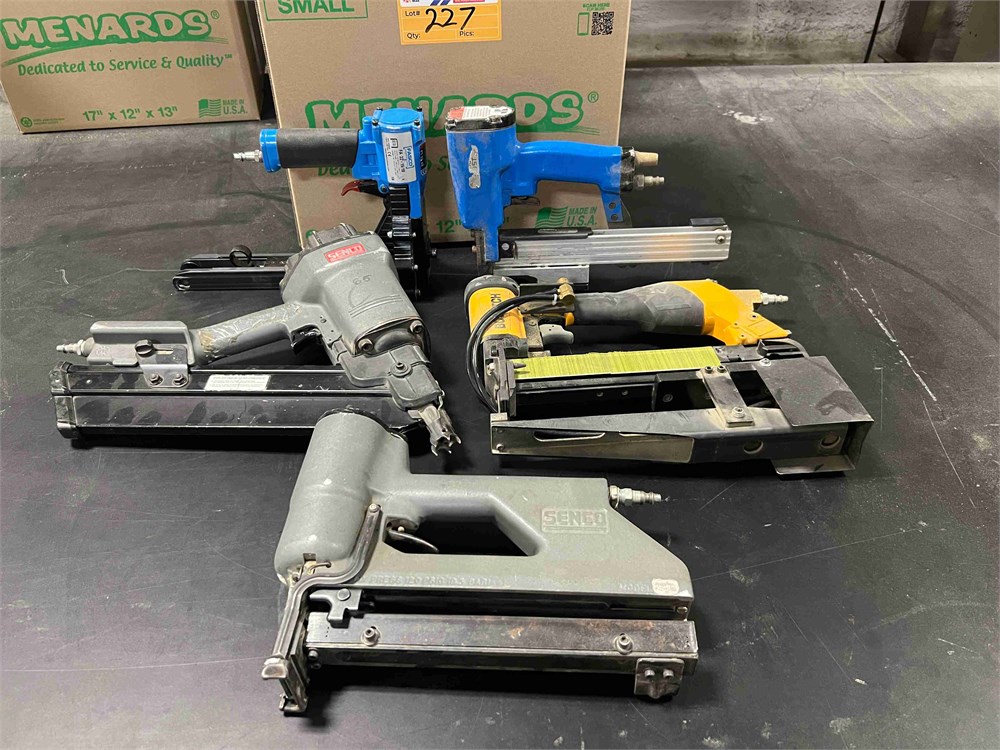 Various Pneumatic Staple Guns Qty. (5)