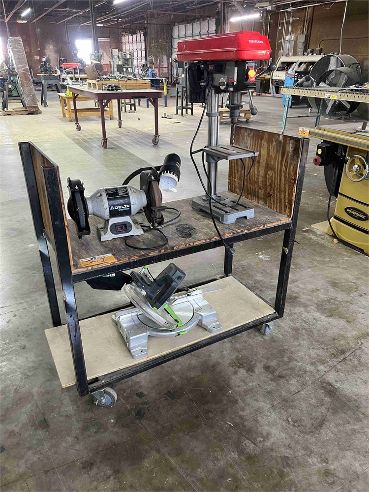 Drill Press, Grinder, Chop Saw