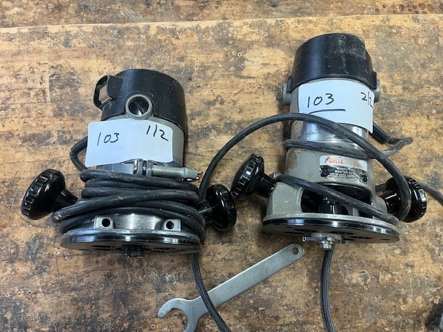 (2) Porter Cable Routers