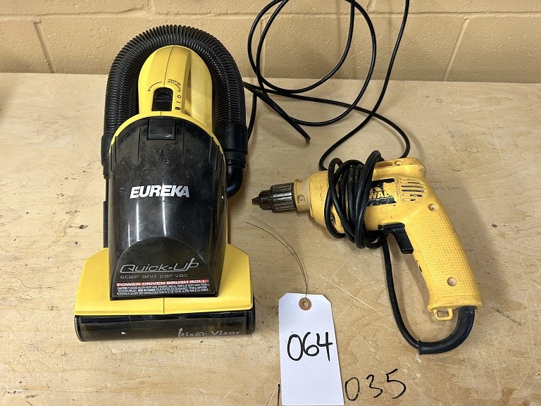 Eureka Car Vac &  Dewalt Drill (Tested, Working) - Mississauga, ON