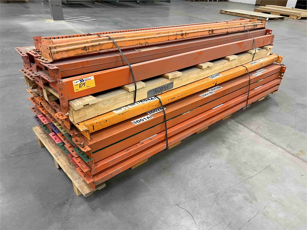 Lot of Racking Uprights 96"L - Qty (38)