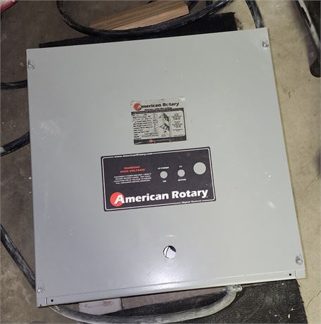 American Rotary "10HP" Phase Converter System