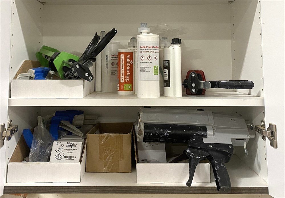 Lot of "Solid Surface" Adhesives & Guns