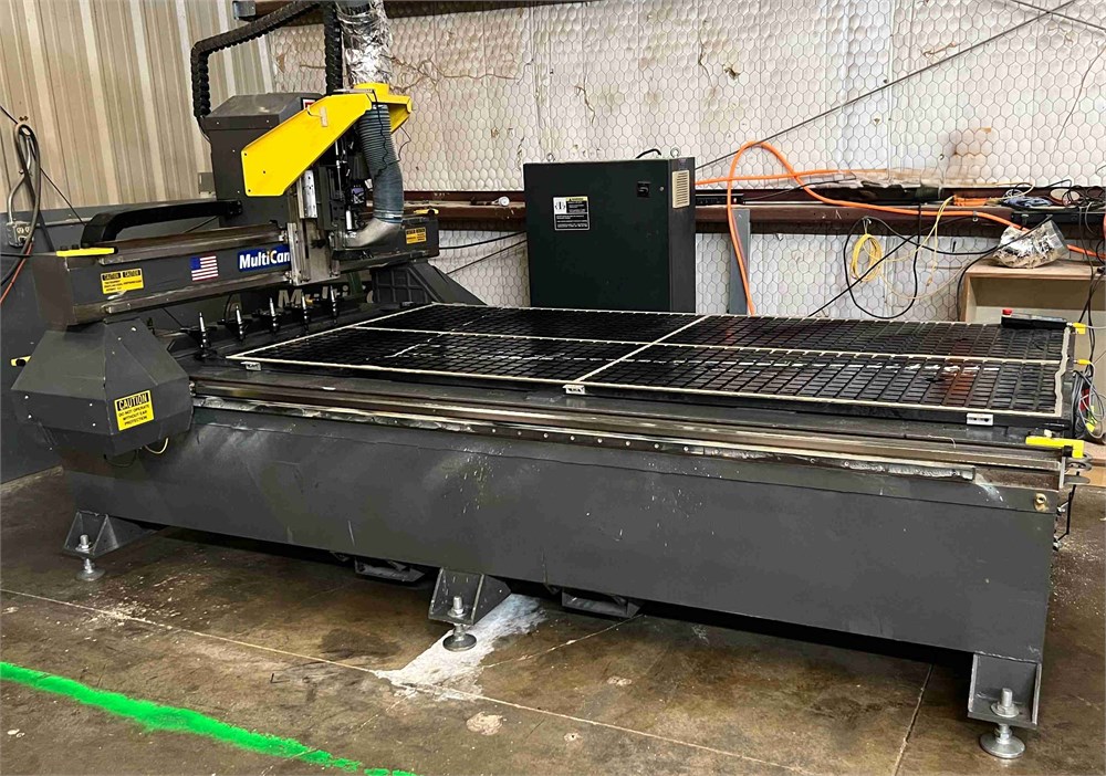 MultiCam "3000" 4' x 8' Flat Table CNC