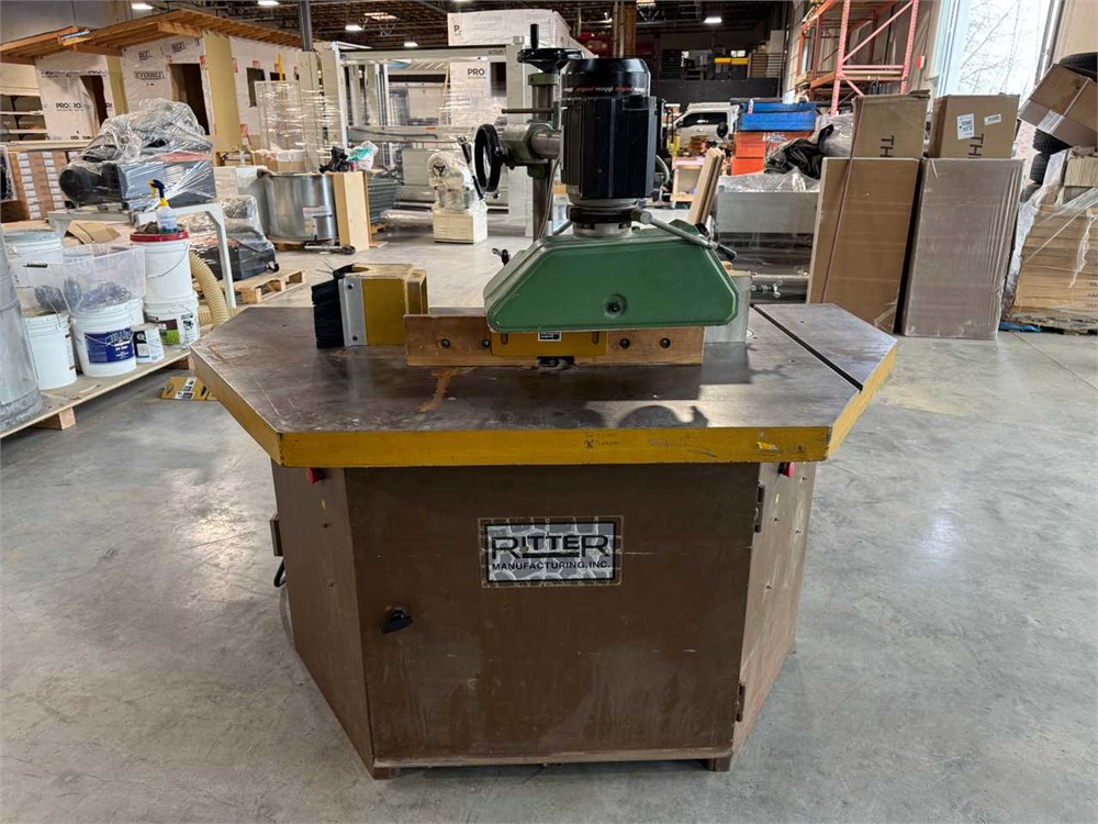 Ritter "R-30" (3) Head Shaper with Powerfeeder