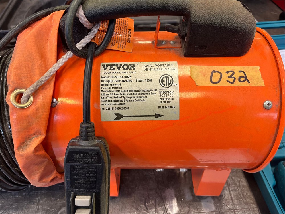 Vevor "BT-SHT8A" Portable Shop Fan