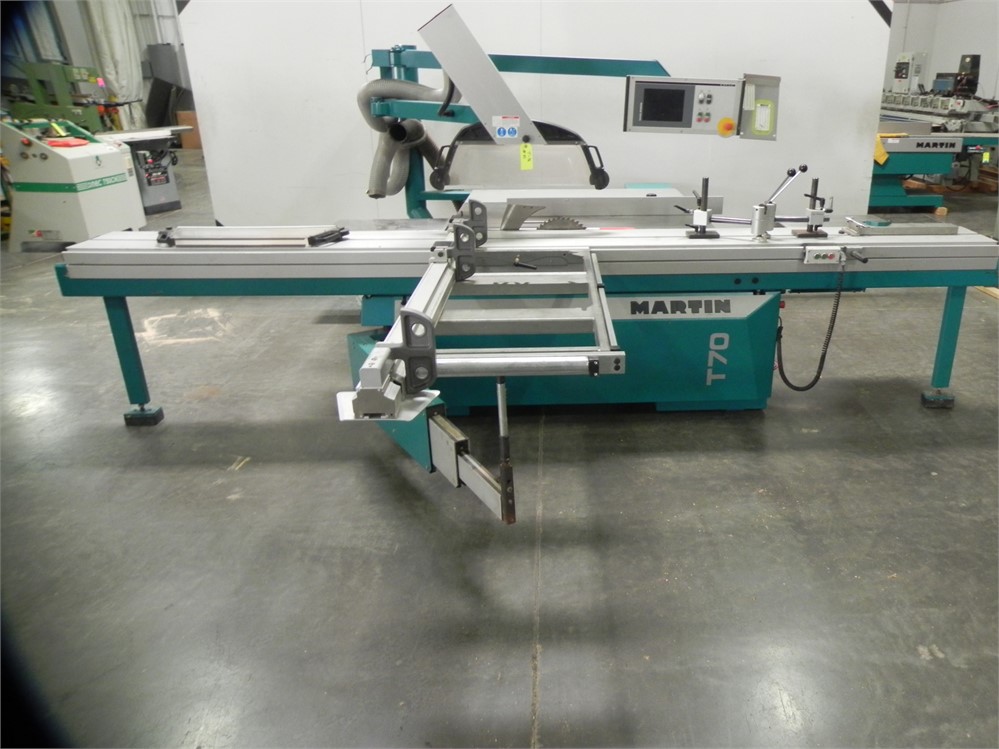 MARTIN "T70" PROGRAMMABLE SLIDING TABLE SAW, YEAR 2014