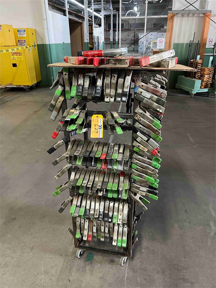 Spring Clamps on Cart