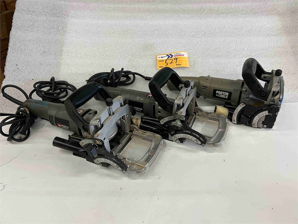 Porter Cable "557" Plate Jointers Qty. (3)
