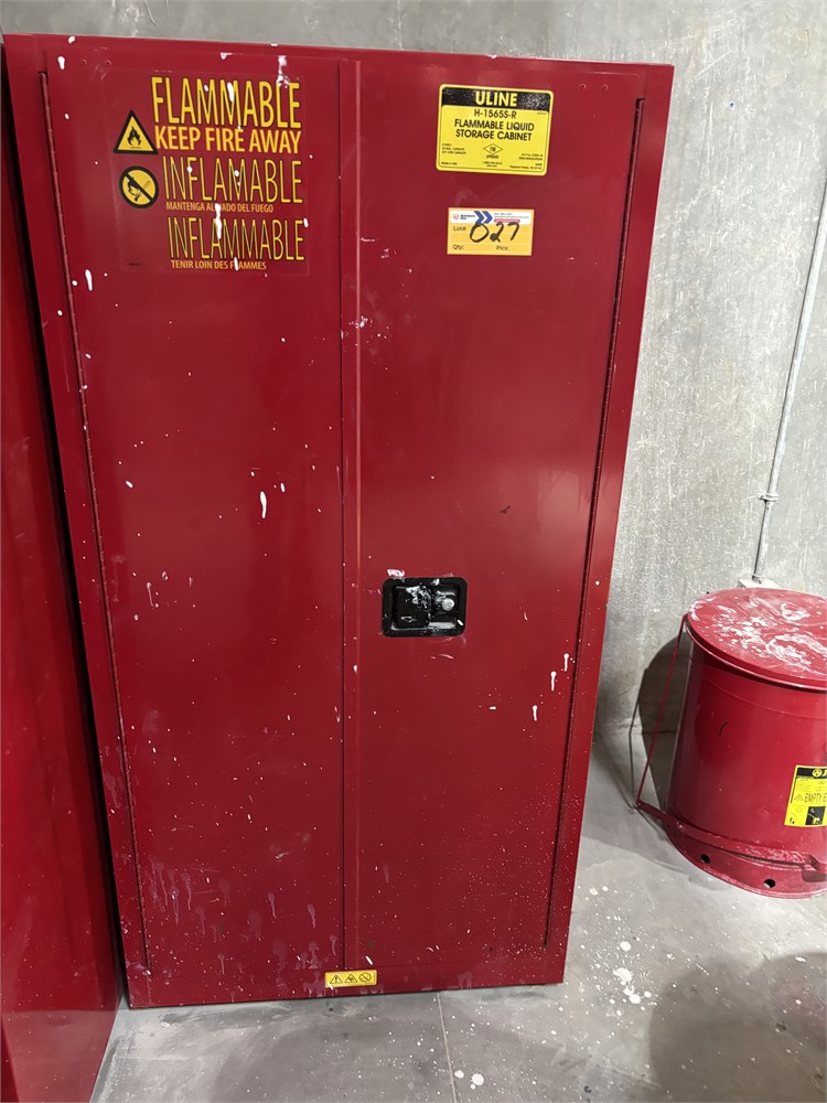 ULine "H-1565S-R" Flammable Cabinet