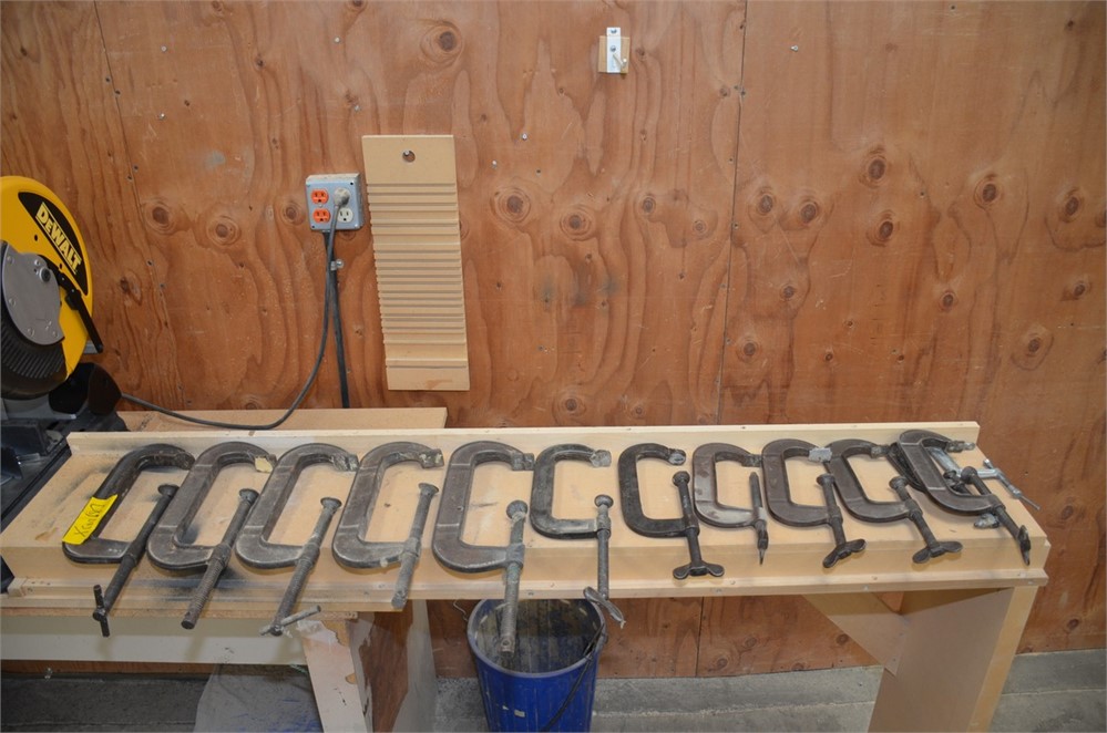 (11) C-Clamps - 6" & 8"