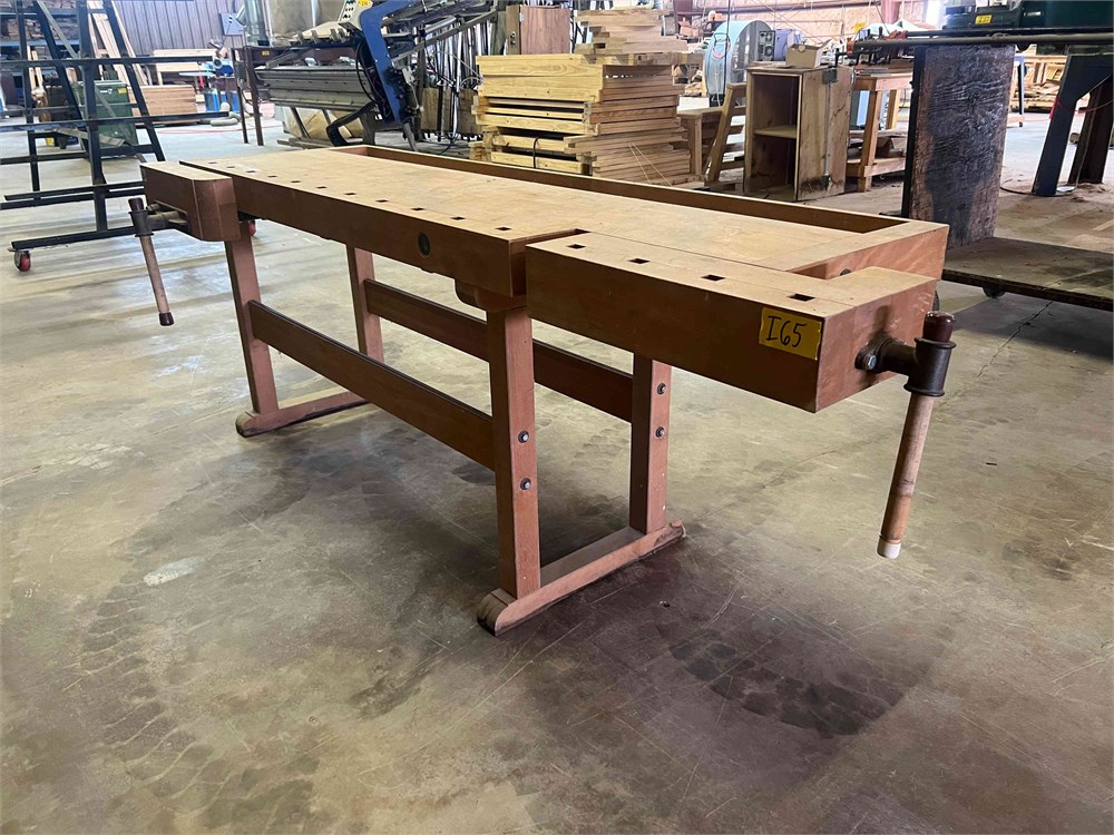 Wood Workbench & Vises