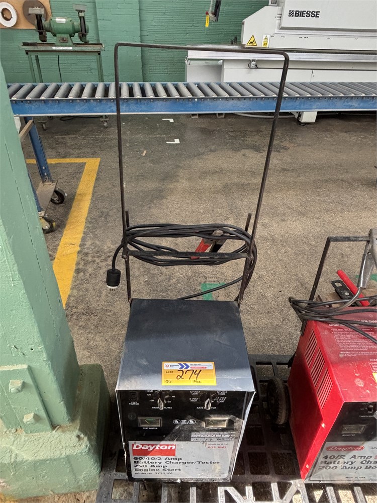 Dayton "3Z351M" Battery Charger/Tester