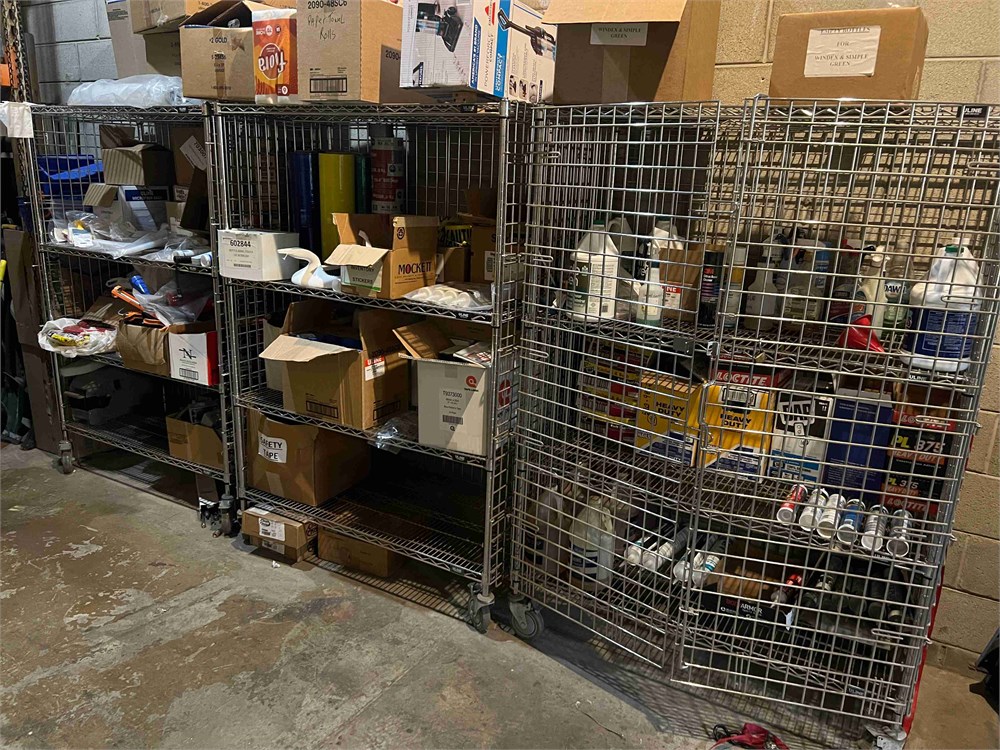 Wire Shelves & Contents