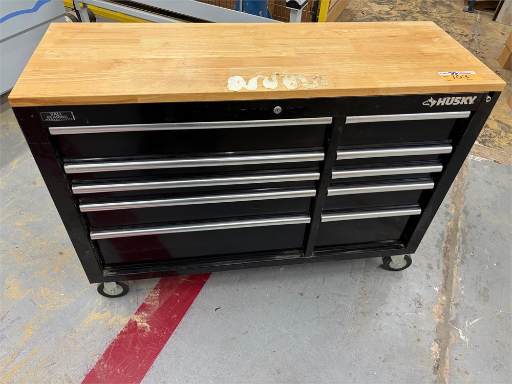 Husky Tool Box & Contents as pictured