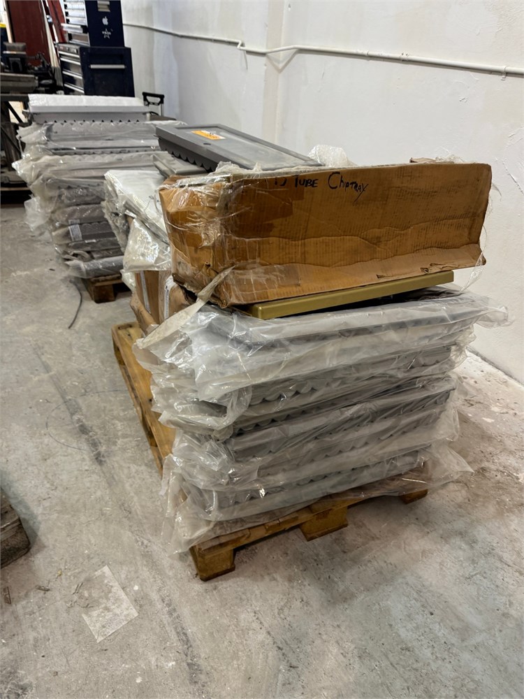 Stack Of Metal Chip Trays