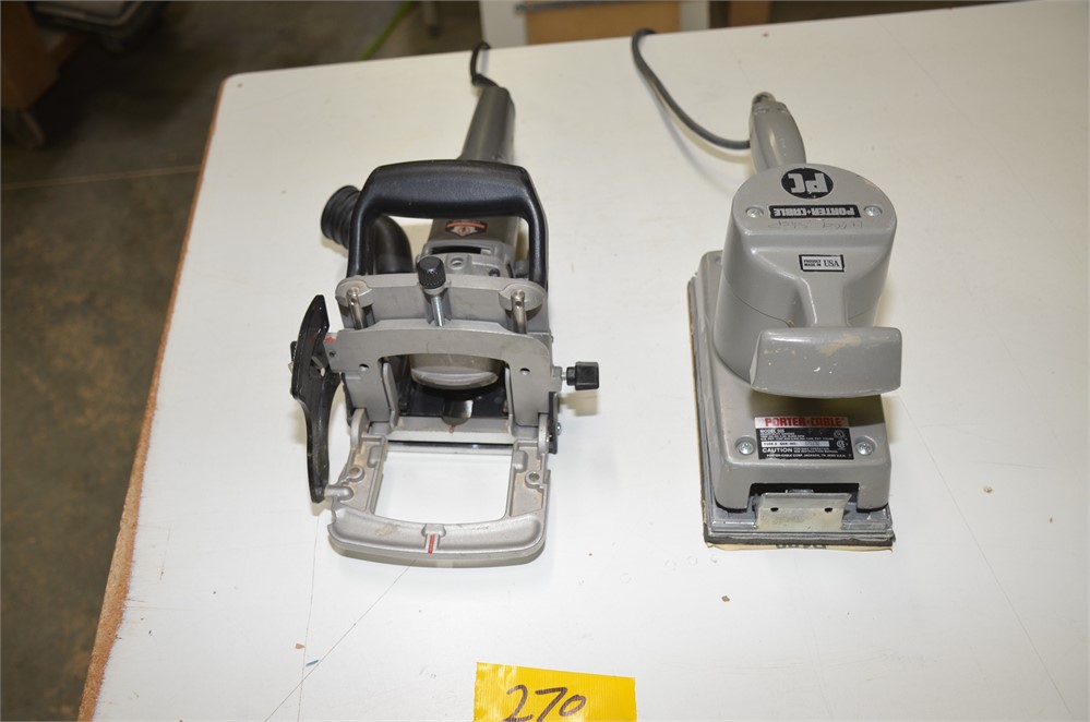 Porter Cable biscuit jointer and finish sander